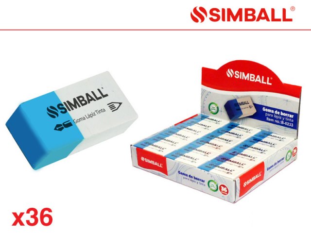 Goma de borrar lápiz tinta - Simball