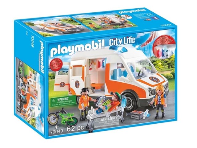Playmobil City Life 5573 - Mama Con Carrito De Gemelos Intek